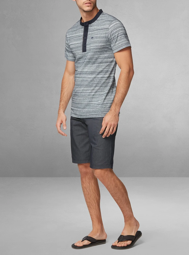 Men's henley short sleeve t-shirt