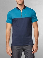 T-shirt à manches courtes henley pour hommes