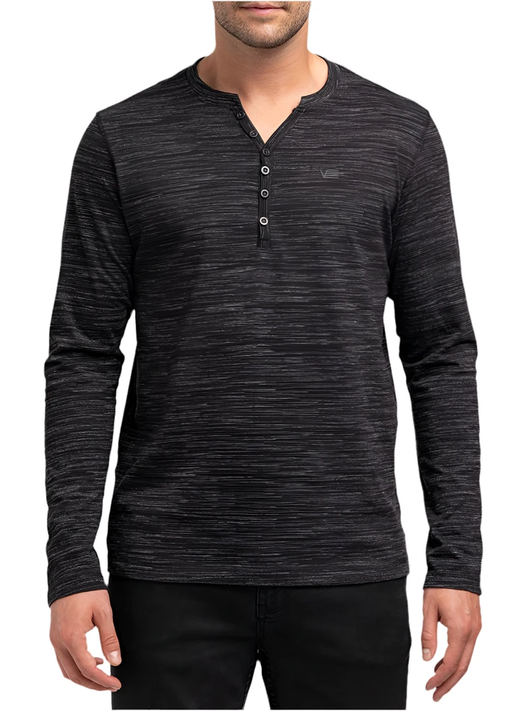 Men's henley long sleeve t-shirt