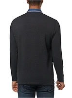 Men's long sleeve polo