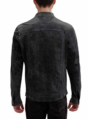 Veste en cuir pour hommes