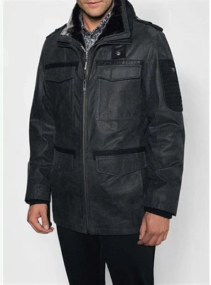 Veste en cuir pour hommes