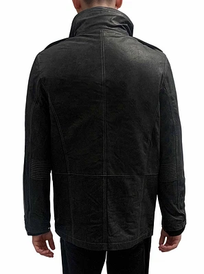 Veste en cuir pour hommes