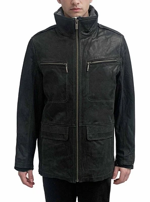 Veste en cuir pour hommes