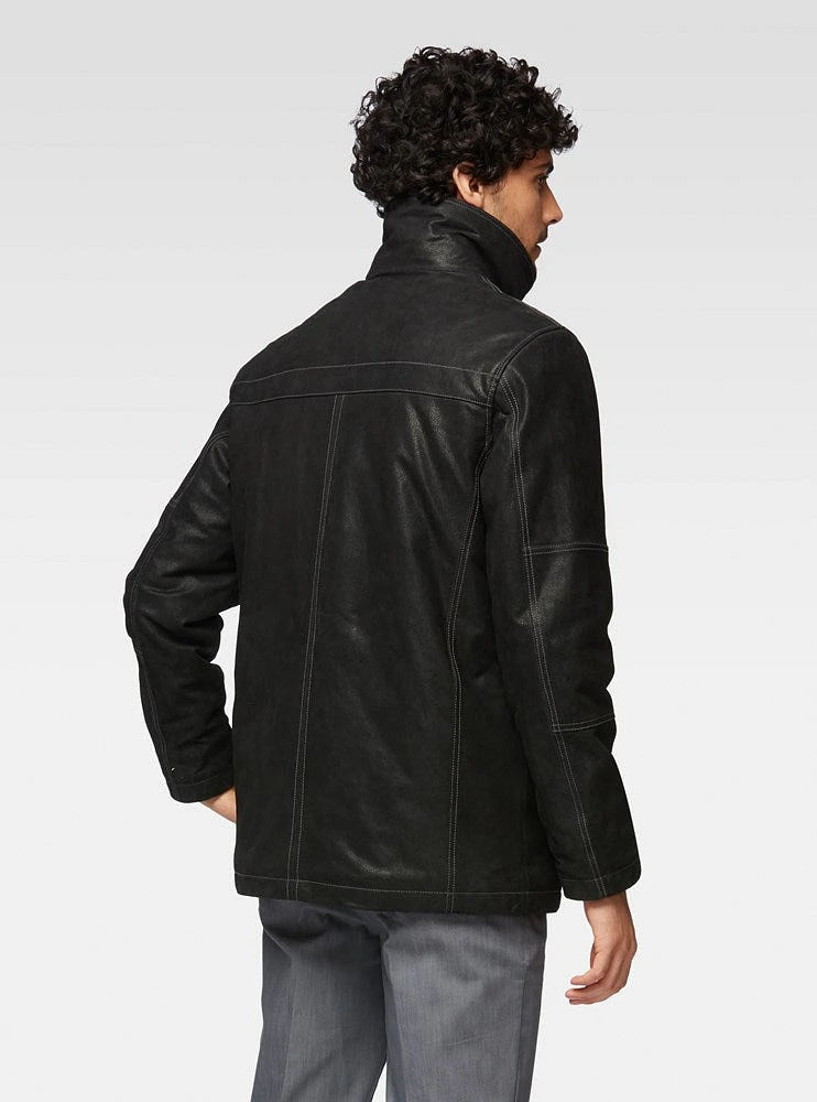 Veste en cuir pour hommes