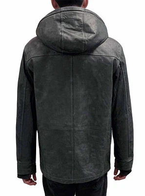 Veste en cuir pour hommes