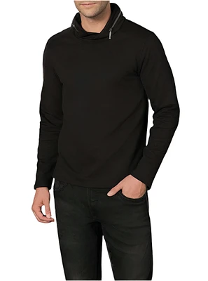 Men's turtleneck t-shirt