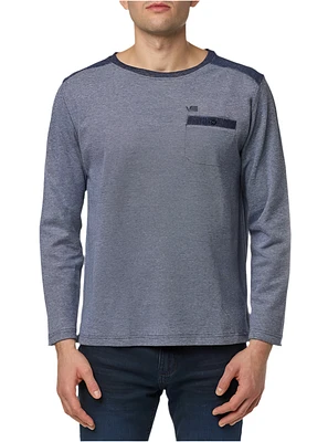 Men's crew neck long sleeve t-shirt