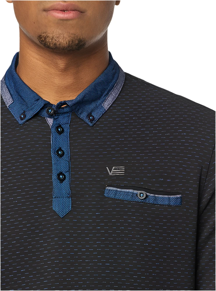 Men's long sleeve polo