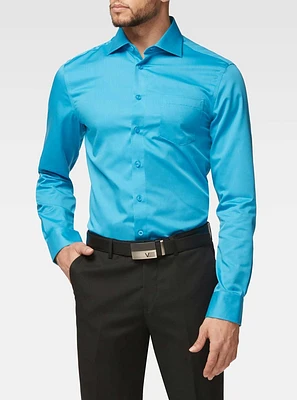 Chemise basique à manches longues pour hommes