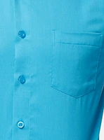 Chemise basique à manches longues pour hommes