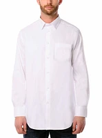 Chemise basique à manches longues pour hommes