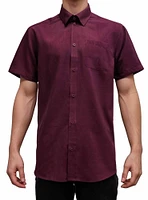 Chemise décontractée à manches courtes pour hommes