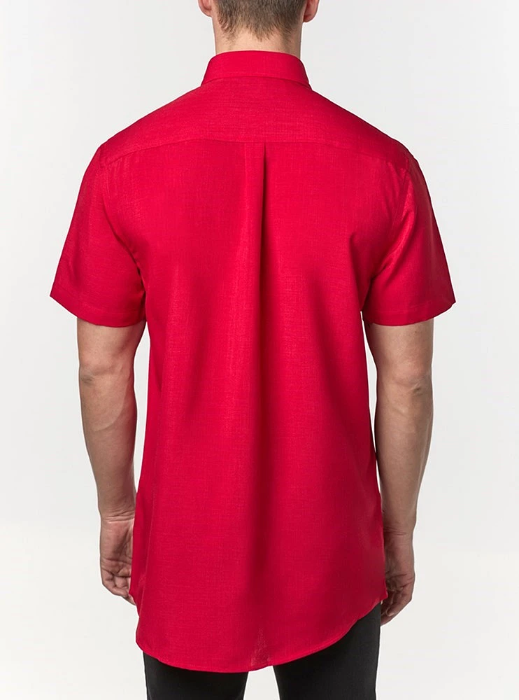 Men's casual short sleeve shirt
