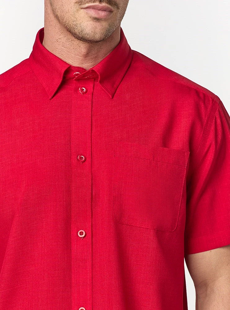 Men's casual short sleeve shirt