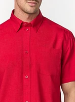 Men's casual short sleeve shirt