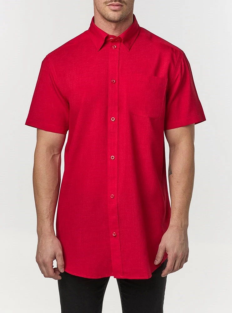 Men's casual short sleeve shirt
