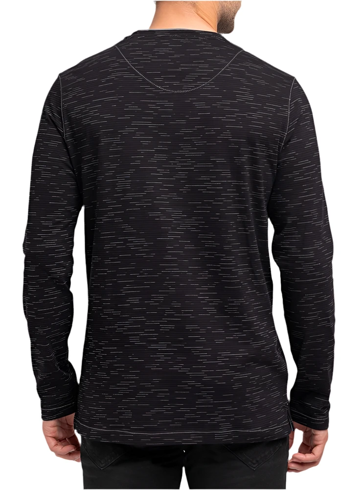 Men's henley long sleeve t-shirt