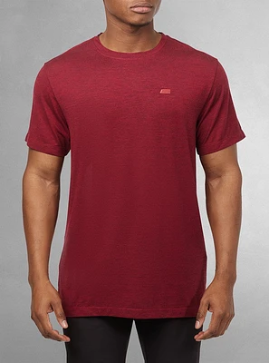 T-shirt basique à col ras du cou pour hommes