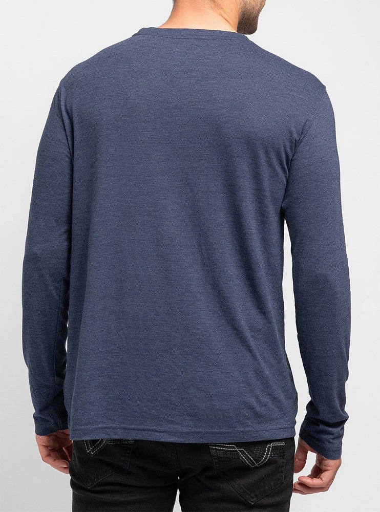 Men's crew neck long sleeve t-shirt