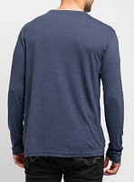 Men's crew neck long sleeve t-shirt