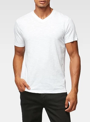 Men's basic v neck short sleeve t-shirt