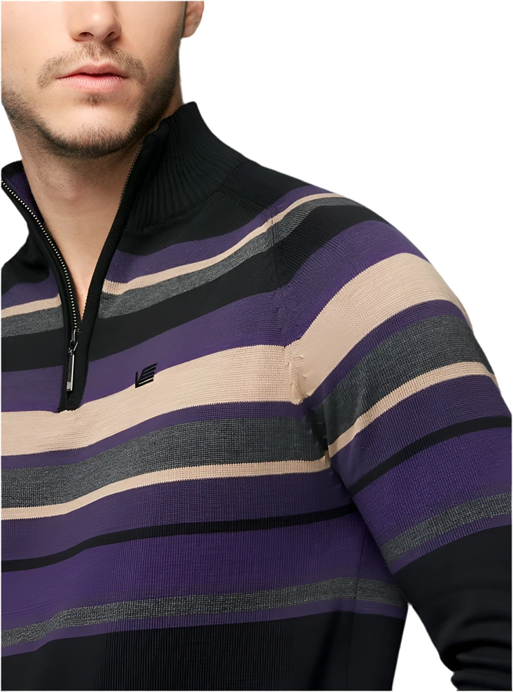 Pull à fermeture éclair pour hommes