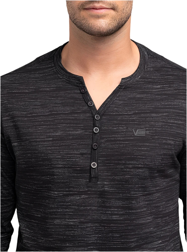 Men's henley long sleeve t-shirt