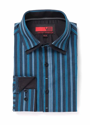 Chemise décontractée à manches longues pour hommes