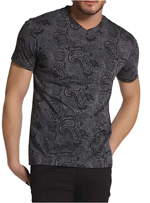 Men's v neck short sleeve t-shirt