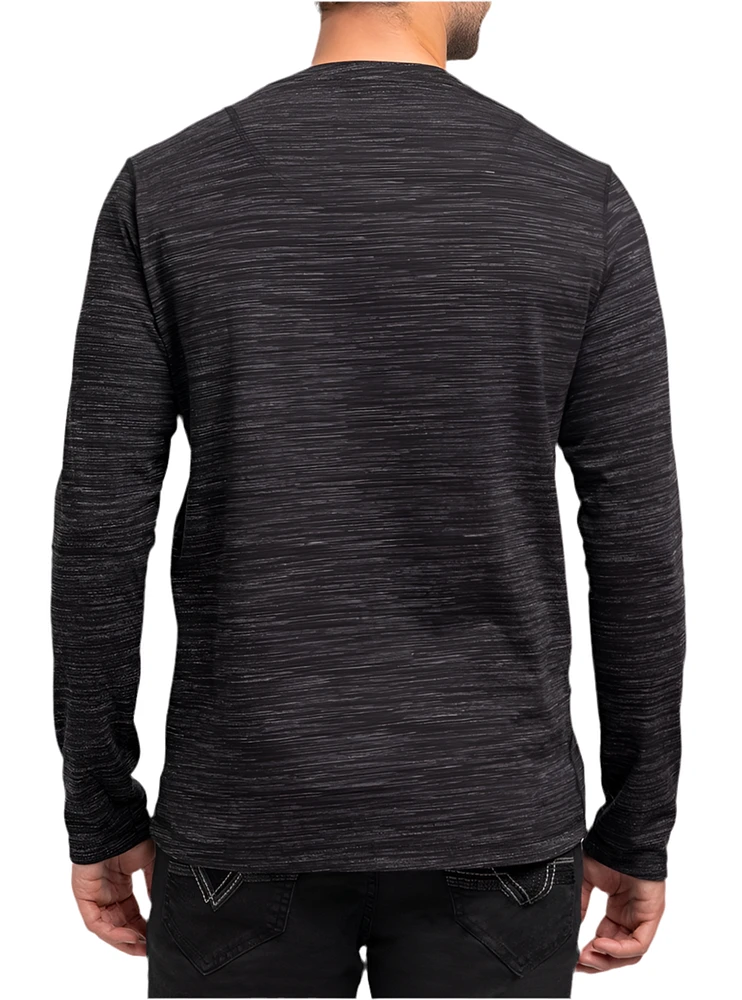 Men's henley long sleeve t-shirt