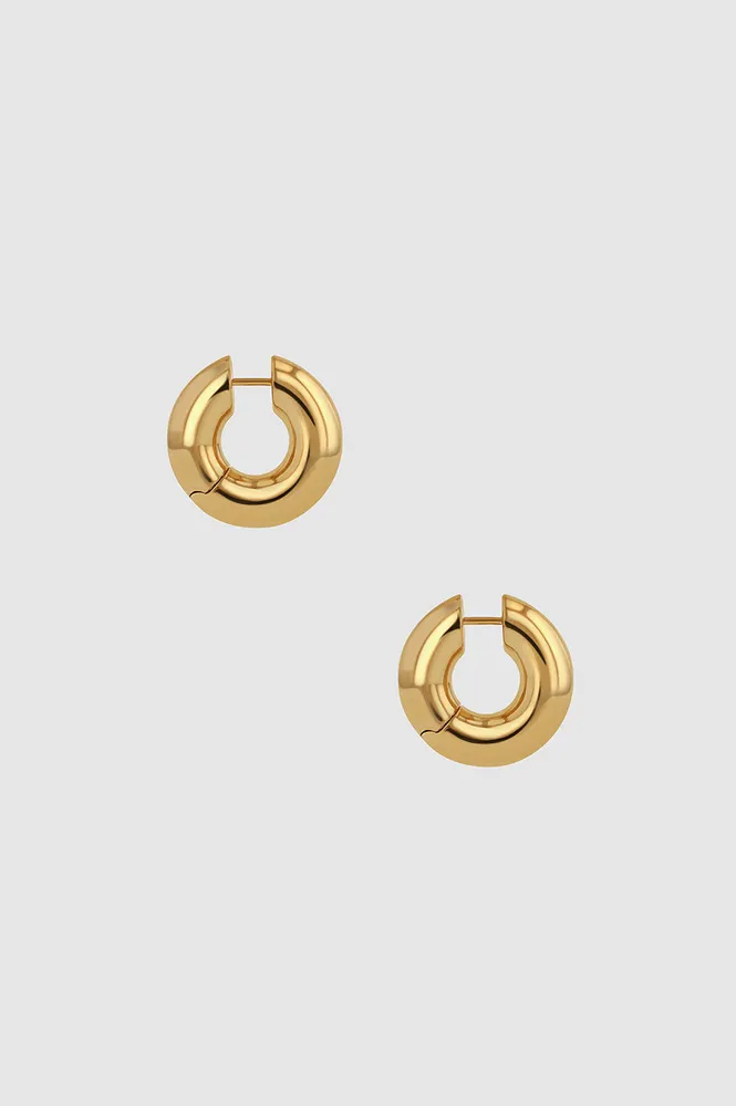 Small Bold Link Hoops