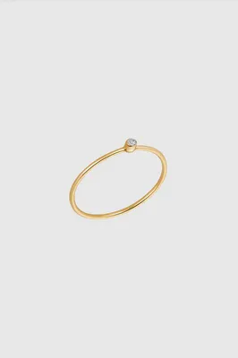 Stacking Ring With Diamond