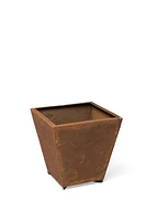 Corten Steel Tapered Square Planters