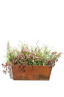 Corten Steel Tapered Trough Planter