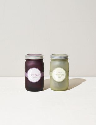 Garden Jar Duo, Lavender + Rosemary