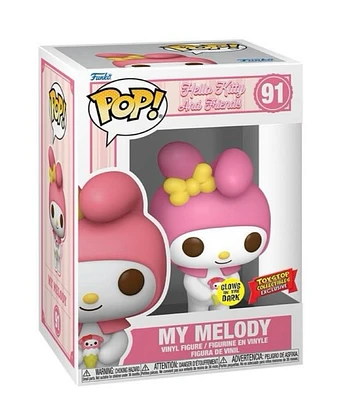 Funko Pop! Sanrio: Hello Kitty and Friends - My Melody (with Dessert) #91 [Toystop Collectibles Exclusive - GITD]