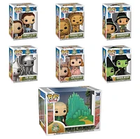 Funko Pop! Movies: Wizard of Oz - Dorothy & Toto #1502 / Cowardly Lion #1515 Scarecrow #1516 Tin Man #1517 Glinda The Good Witch #1518 Wicked #1519 with Emerald City #38