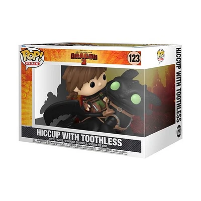 Funko Pop! Movies: How To Train Your Dragon 2 - Deluxe Rides 6" Hiccup with Toothless #123