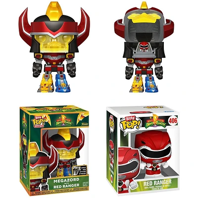 Funko Pop! Bitty Bot: Power Rangers - Megazord And Red Ranger #406 *PREORDER*