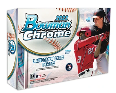 2023 MLB TOPPS BOWMAN CHROME AUTOGRAPH HTA Factory SEALED box