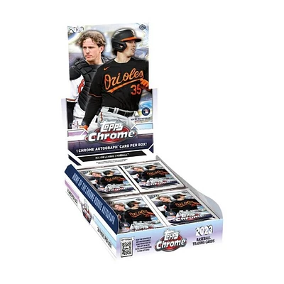 2023 MLB TOPPS CHROME BASEBALL HOBBY BOX Factory SEALED box