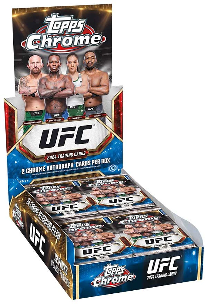 2024 Topps Chrome UFC Hobby Box *FREE SHIPPING