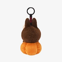 PopMart: The Monsters (Labubu) - "Happy Halloween" (Pumpkin) Vinyl Face Pendant Keychain