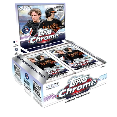 2023 MLB TOPPS CHROME BASEBALL JUMBO BOX Factory SEALED box