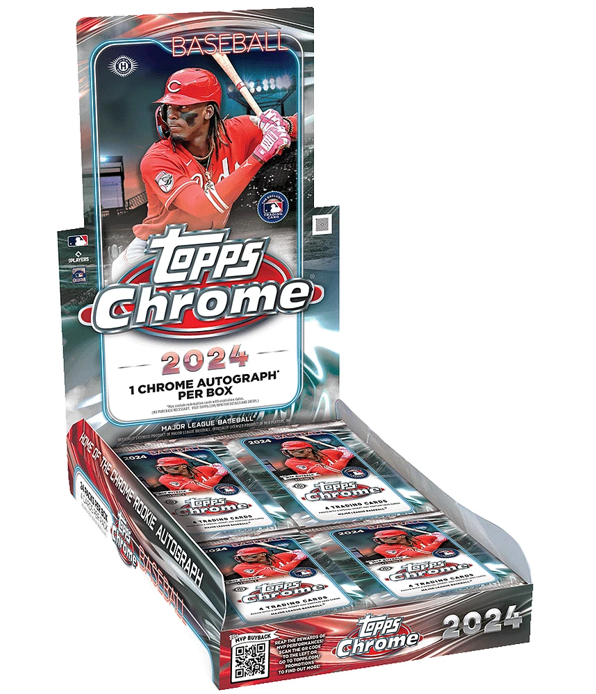 2024 Topps Chrome Baseball HOBBY Box (PREORDER) - Release 7/17/24 *FREE SHIPPING*