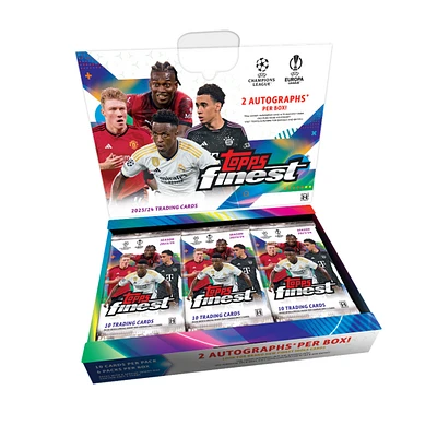 2023/24 Topps Finest UEFA Club Competitions Soccer Hobby Box PRE SALE MAY 15, 2024