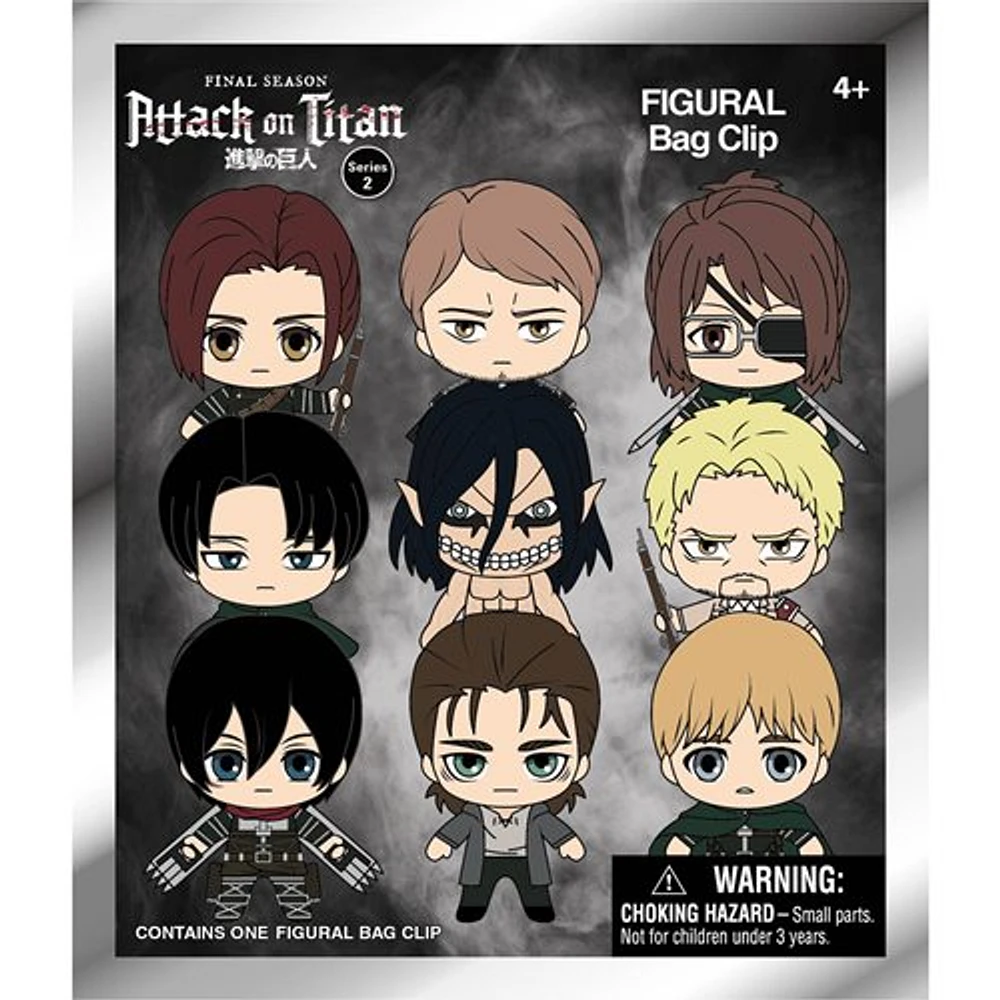Attack on Titan Series 2 3D Foam MYSTERY BLIND Bag Clip