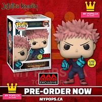 Funko Pop! Anime: Jujutsu Kaisen - Yuji Itadori (Divergent Fist) #1376 [AAA Anime Exclusive - GITD]