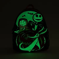 *EE EXCLUSIVE* LOUNGEFLY The Nightmare Before Christmas Disney 100 Glow-in-the-Dark Mini-Backpack